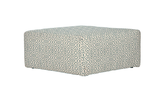 Howell - Cocktail Ottoman - Aqua