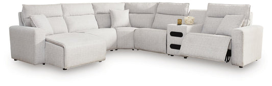 Modmax II 6-Piece Reclining Sectional with Chaise and Audio Console