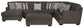 Crawford - Sectional With Cocktail Ottoman