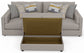 Trevor - Extra Deep Oversized Sofa With Included Storage Cocktail Ottoman