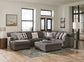 Crawford - Sectional With Cocktail Ottoman
