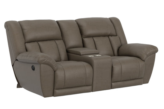 Sentinel - Lay Flat Reclining Loveseat With Extended Ottoman