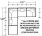 Posh - Modular Sectional And Ottoman