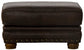 Roberto - Leather Ottoman - Cocoa