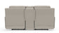 Micah - Power Headrest Power Deep Seat Reclining Console Loveseat - Oatmeal