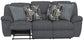 Trifecta - Sofa With 3 Recliners and Drop Down Table