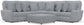 Majesty - Deep Seating Power Reclining Sectional And Ottoman