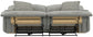 Renaldo - Power Sofa With Zero Gravity Recline - Stone