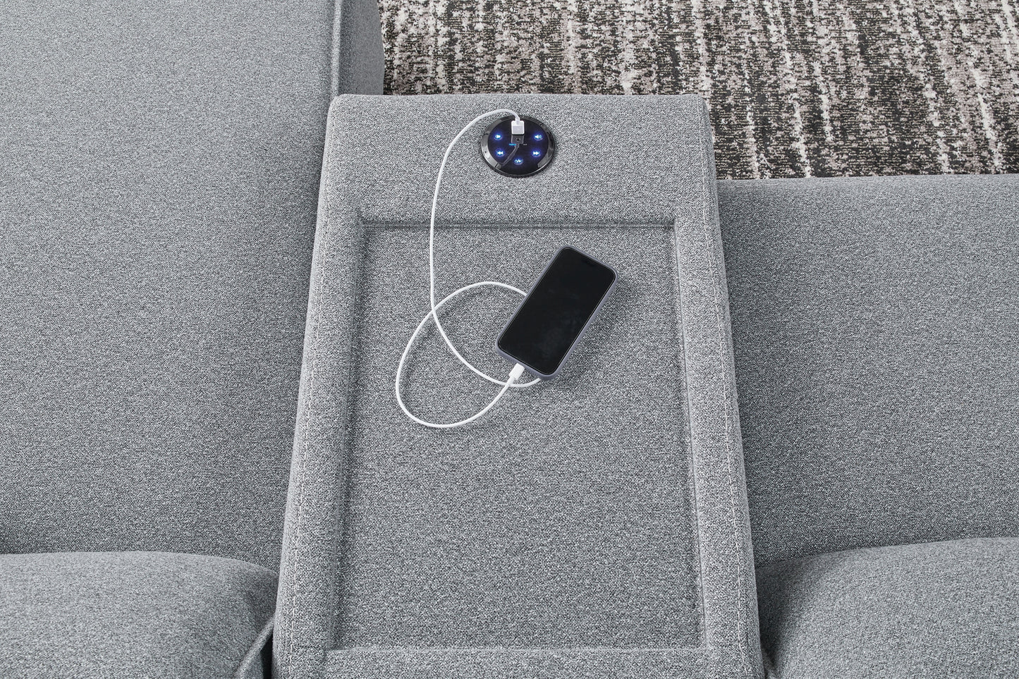 ModMax II 7-Piece Power Reclining Sectional with Audio Consoles