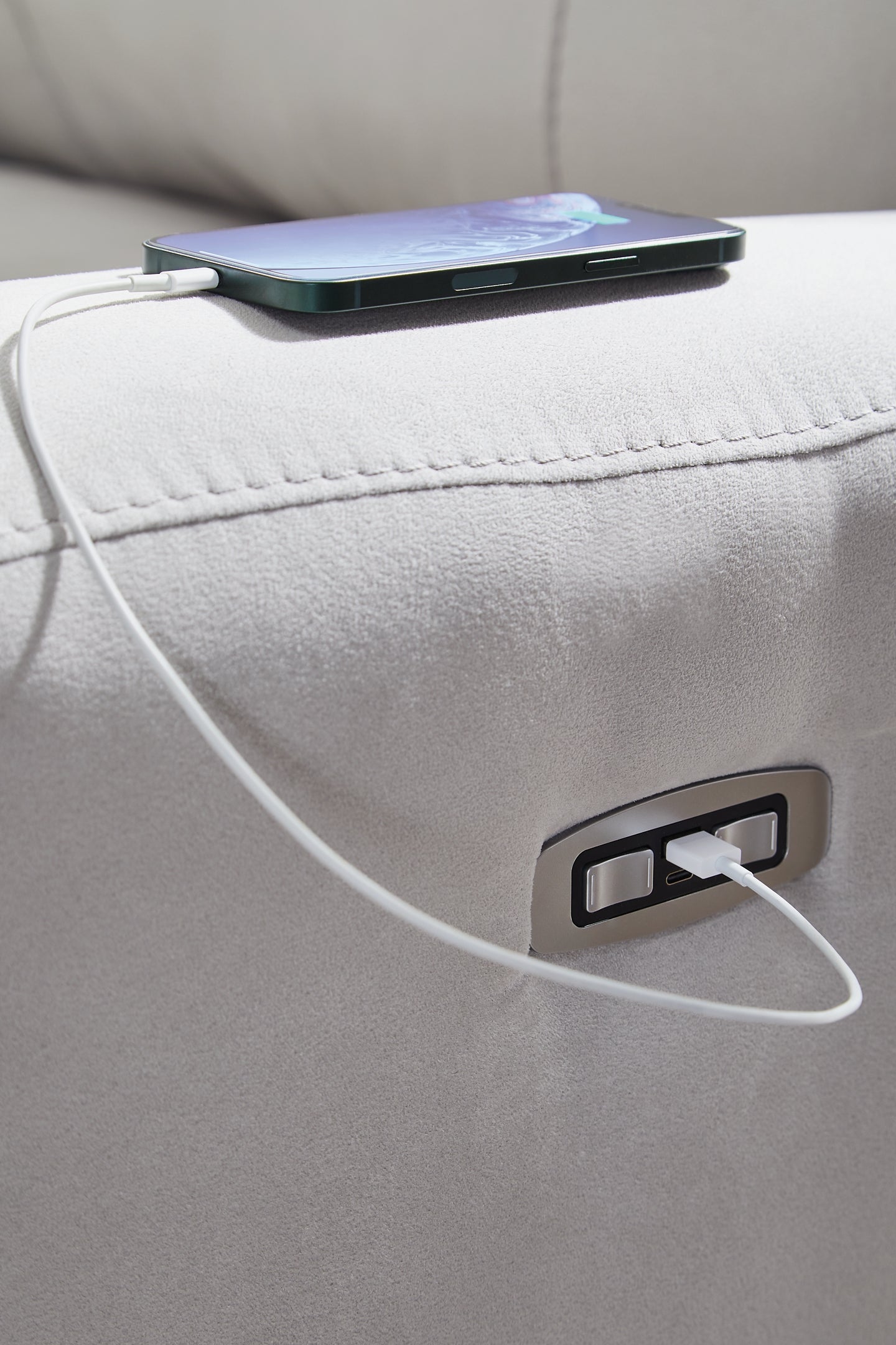 Social Pointe 5-Piece Power Reclining Sectional