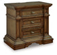 Frantanna Three Drawer Night Stand