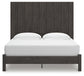 Fraluna King Panel Bed with Mirrored Dresser, Chest and Nightstand