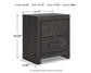 Hollivern Full Panel Bed with Mirrored Dresser and Nightstand