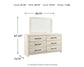 Cambeck Dresser and Mirror