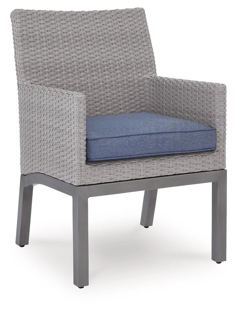Half Moon Beach Arm Chair With Cushion (2/CN)