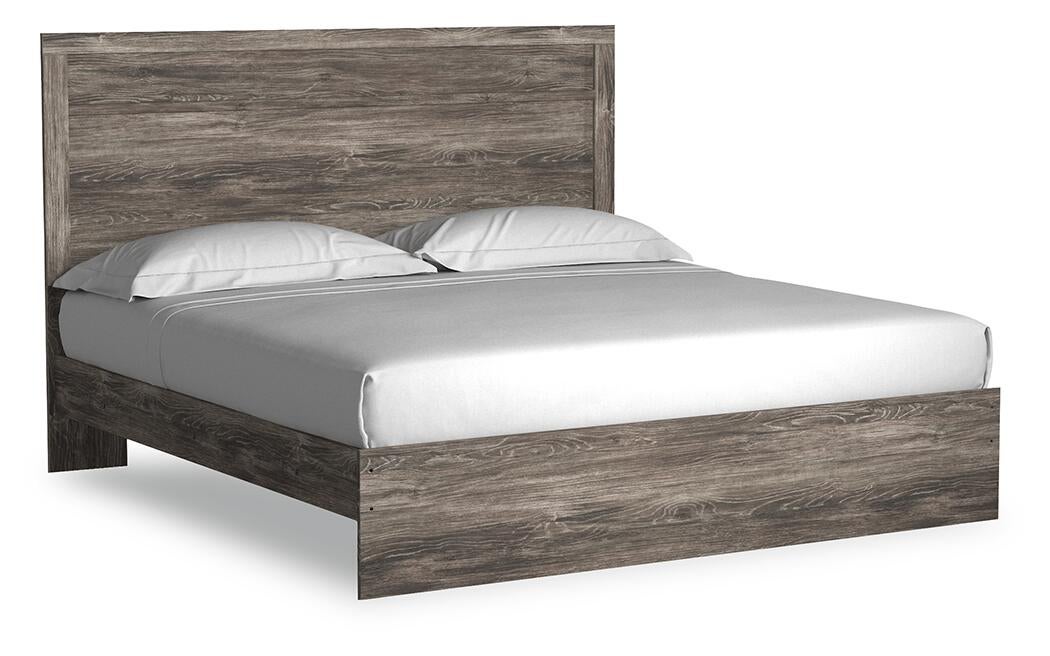 Ralinksi King Panel Bed, Dresser, Mirror, Chest and Nightstand