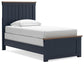 Landocken Twin Panel Bed, Dresser, Mirror, Chest and Nightstand