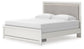 Zuraleus King Upholstered Panel Bed, Dresser, Mirror and Nightstand