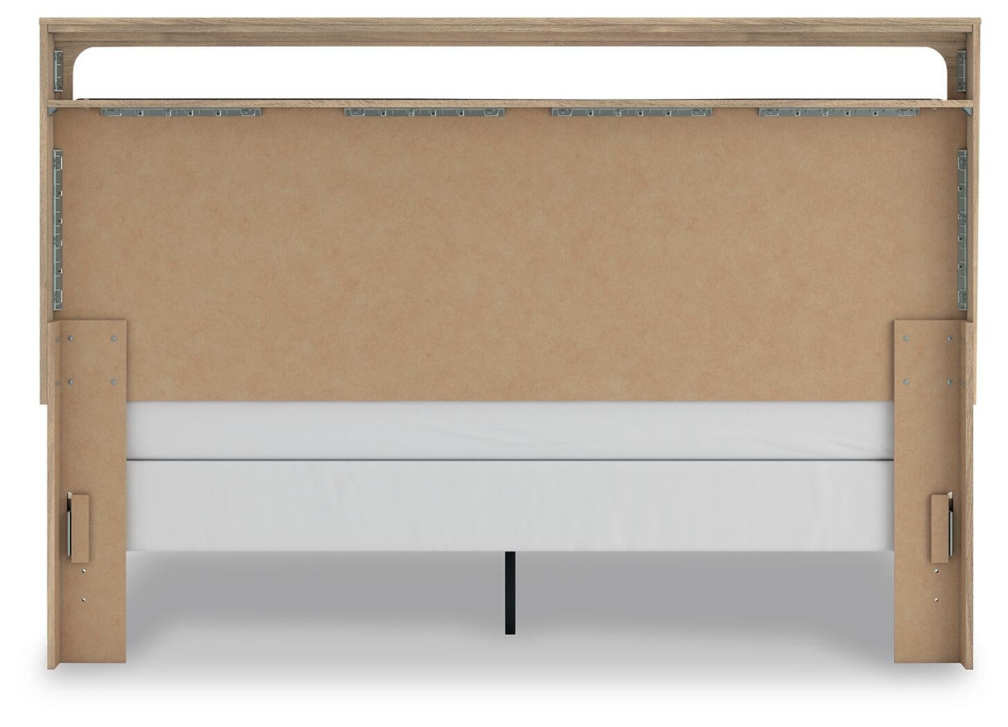 Kinlanni King Upholstered Panel Bed, Dresser and Mirror