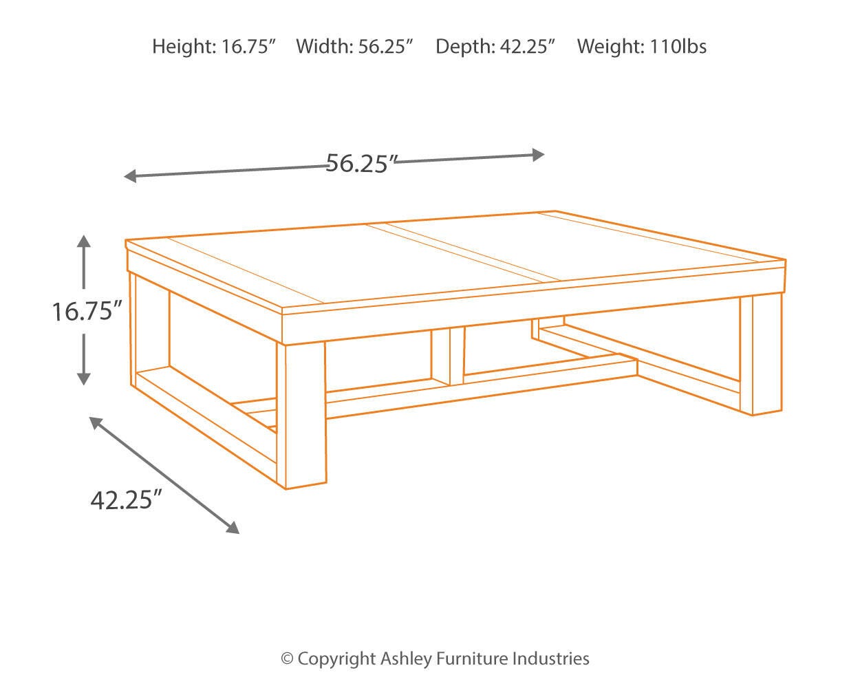 Watson Rectangular Cocktail Table