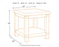 Carynhurst Rectangular End Table