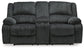 Draycoll DBL Rec Loveseat w/Console