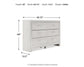 Altyra Six Drawer Dresser