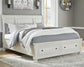 Robbinsdale King Sleigh Bed with Storage