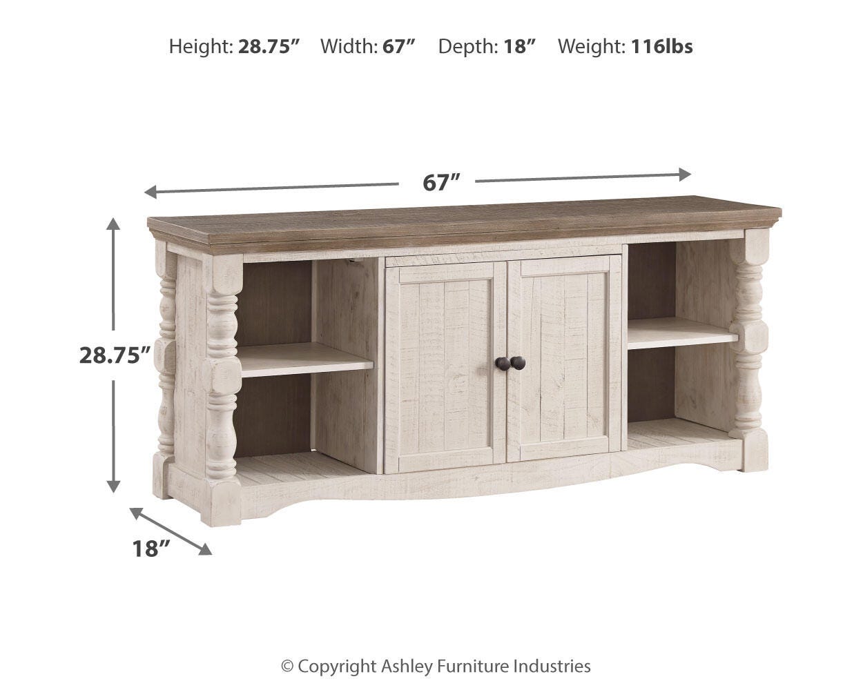 Havalance Extra Large TV Stand