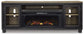 Foyland 83" TV Stand with Electric Fireplace