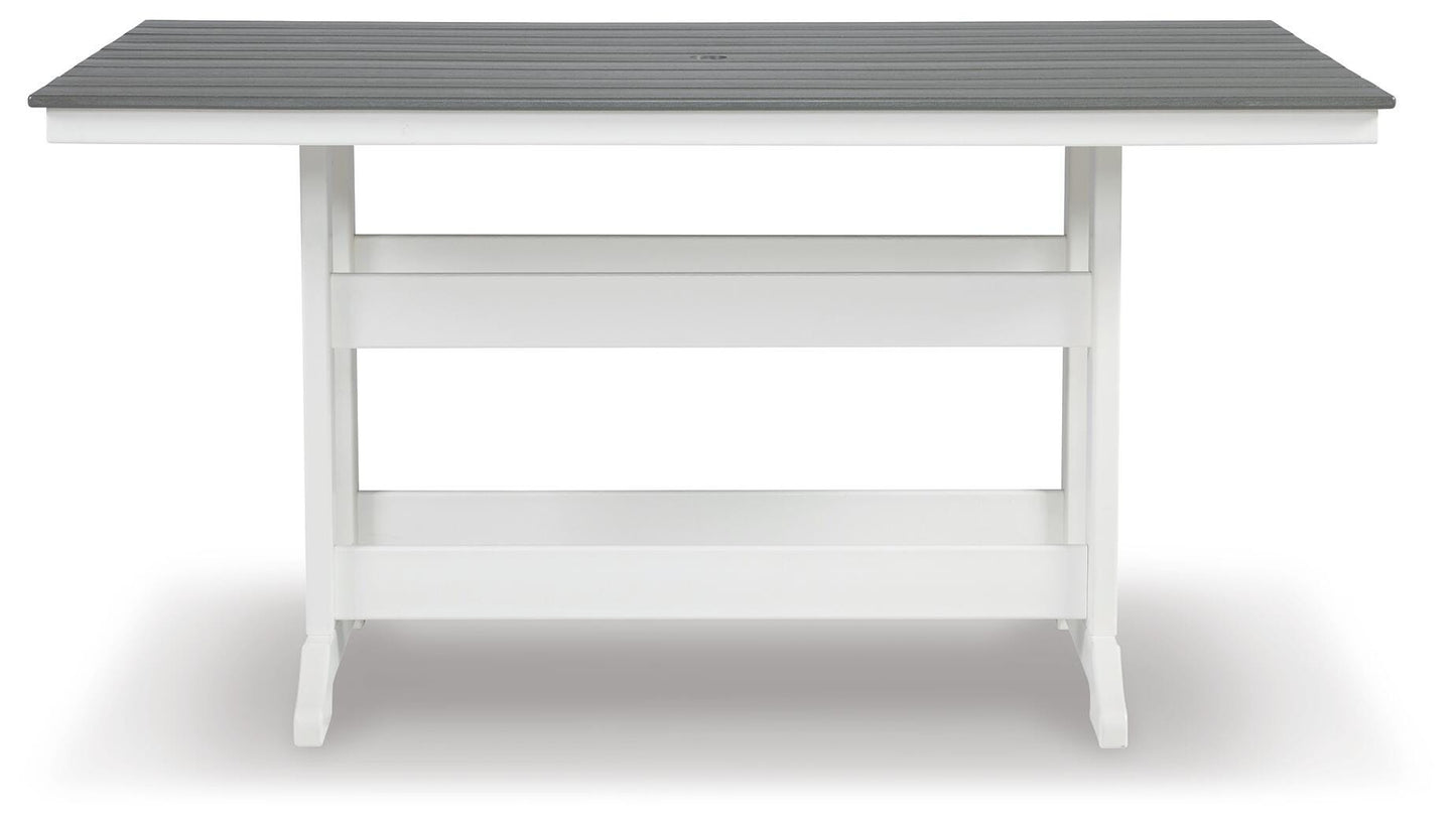Transville RECT COUNTER TABLE W/UMB OPT