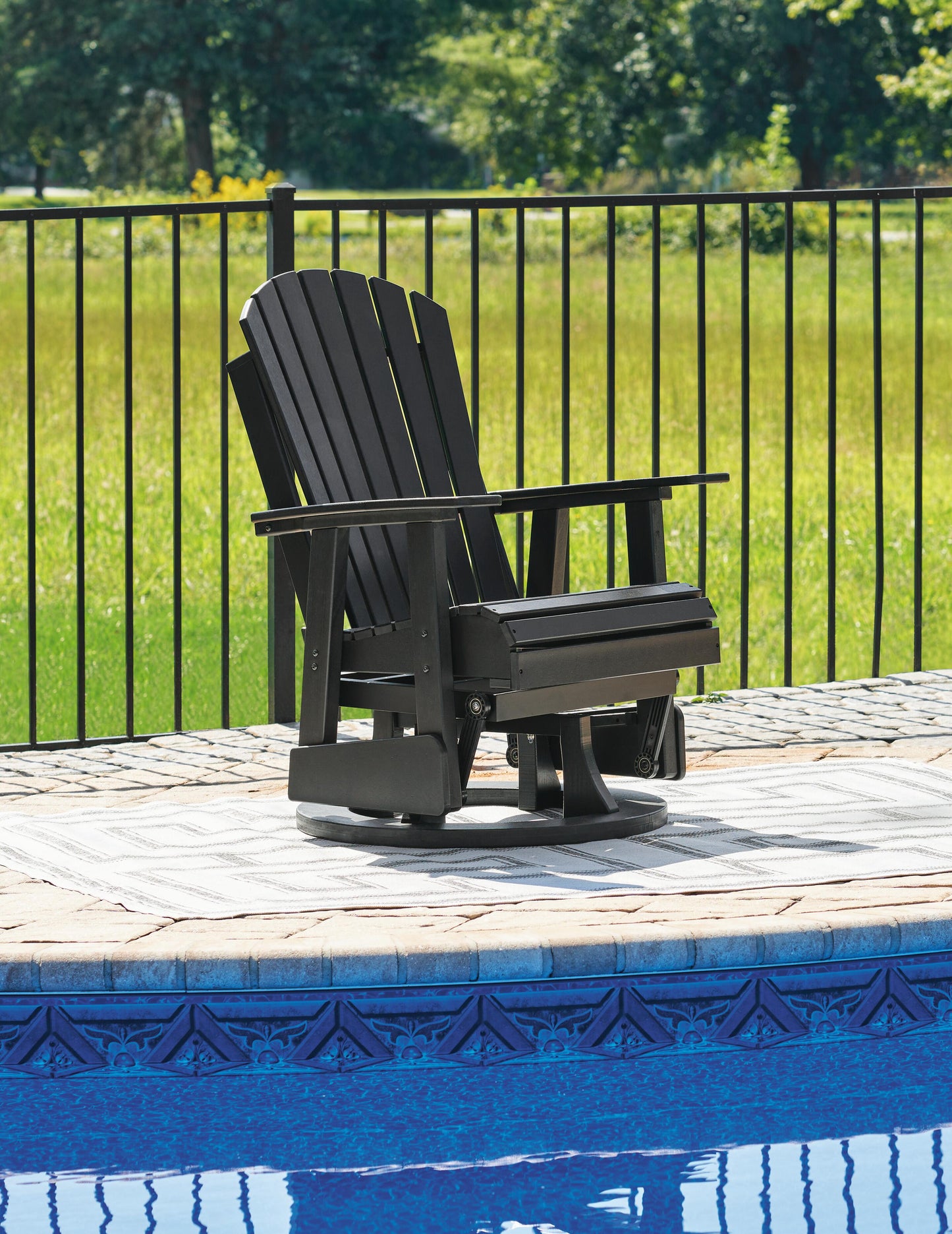 Hyland Wave Swivel Glider Chair