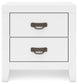 Binterglen Two Drawer Night Stand