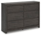 Fraluna Six Drawer Dresser
