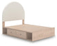 Arloster Full Upholstered Panel Bed with Storage