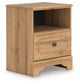 Aleaport One Drawer Night Stand