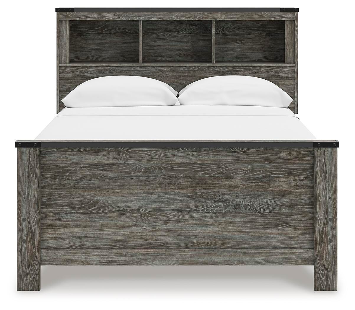 Frandern Full Bookcase Panel Bed