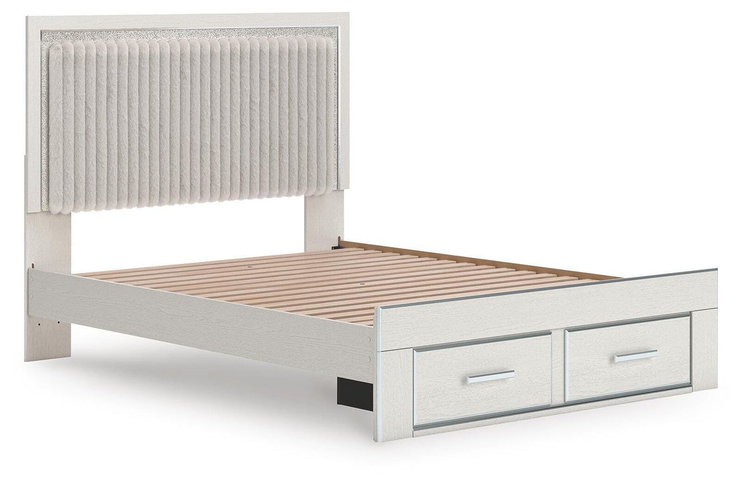 Zuraleus Queen Upholstered Panel Platform Storage Bed