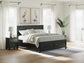 Lanolee King Panel Storage Bed