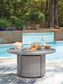 Half Moon Beach Round Fire Pit Table