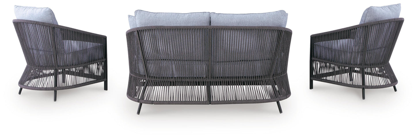 Bridges Beach Love/Chairs/Table Set (4/CN)