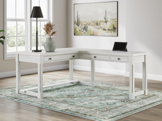 Robbinsdale L-Shaped Home Office Desk