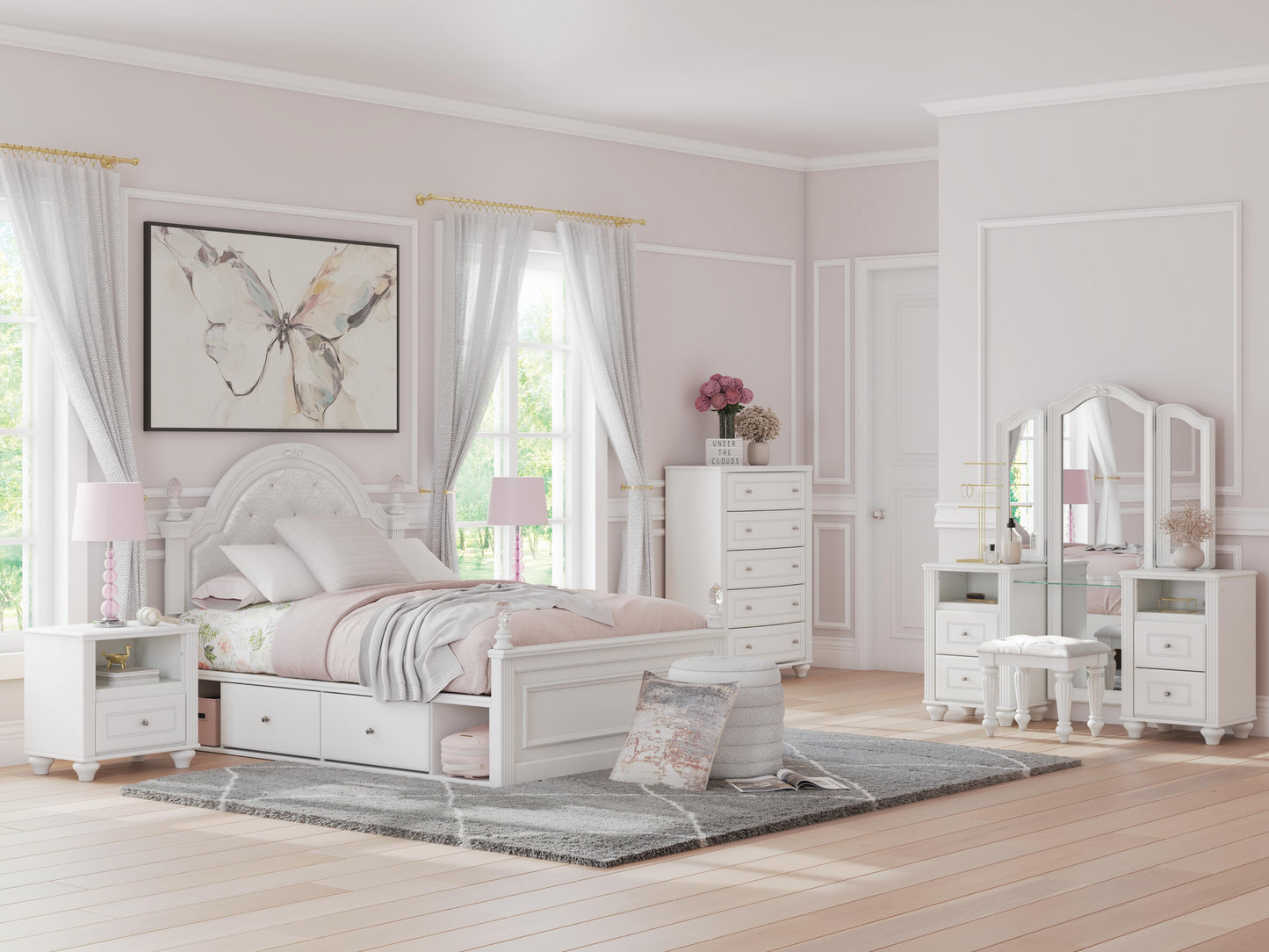 Kozlani Vanity with Mirror