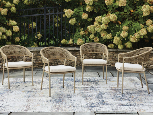 Orchard Beach Arm Chair With Cushion (4/CN)
