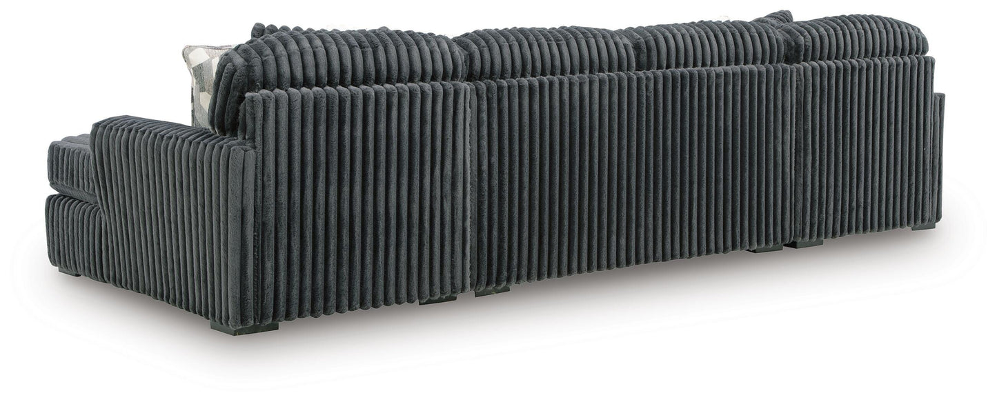 Midnight-Madness 3-Piece Double Chaise Sectional