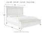 Kanwyn Queen Panel Bed with Storage Bench, Dresser and Mirror