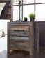 Drystan Full Bookcase Headboard, Dresser, Mirror, Chest and Nightstand