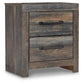 Drystan King Panel Bed with 2 Storage Drawers, Dresser, Mirror, Chest and Nightstand