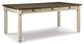 Bolanburg Dining Table and 2 Chairs and 2 Benches