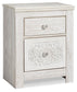 Paxberry Queen Panel Bed with Mirrored Dresser, Chest and Nightstand